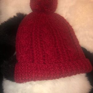 Like New Red Abercrombie and Fitch toboggan